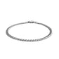 14k White Gold Solid Curb Bracelet (3.60 mm) RCJ