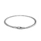 14k White Gold Solid Curb Bracelet (3.60 mm) RCJ