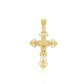 14k Two Tone Gold Cross PendantMonde Trend