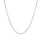 Sterling Silver Rhodium Plated Octagonal Snake Chain (0.90 mm) RCJ