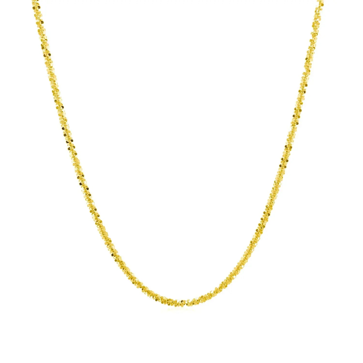 10k Yellow Gold Sparkle Chain 1.50 mm)Monde Trend