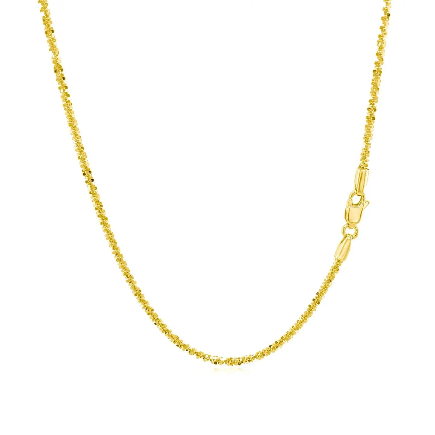 10k Yellow Gold Sparkle Chain 1.50 mm)Monde Trend