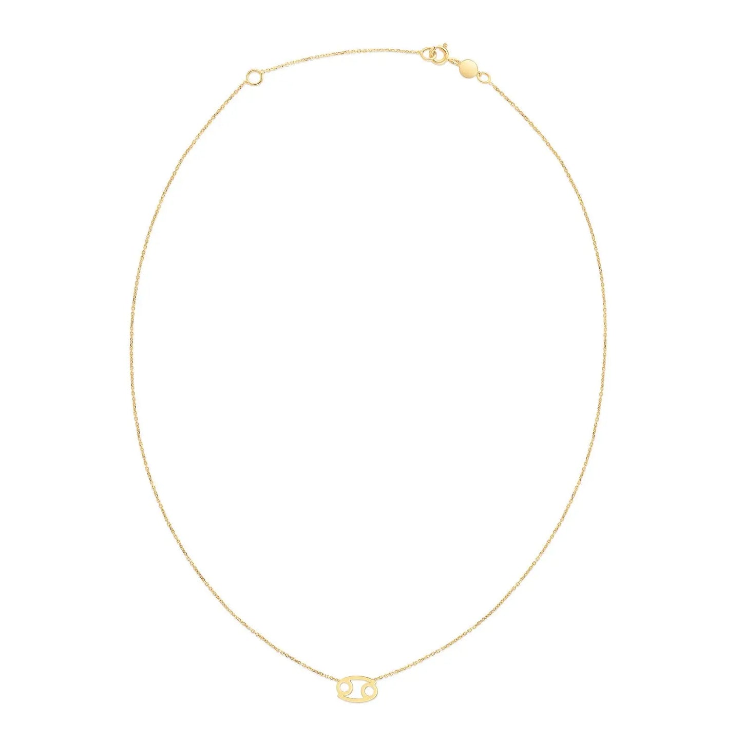 14K Yellow Gold Cancer Necklace RCJ