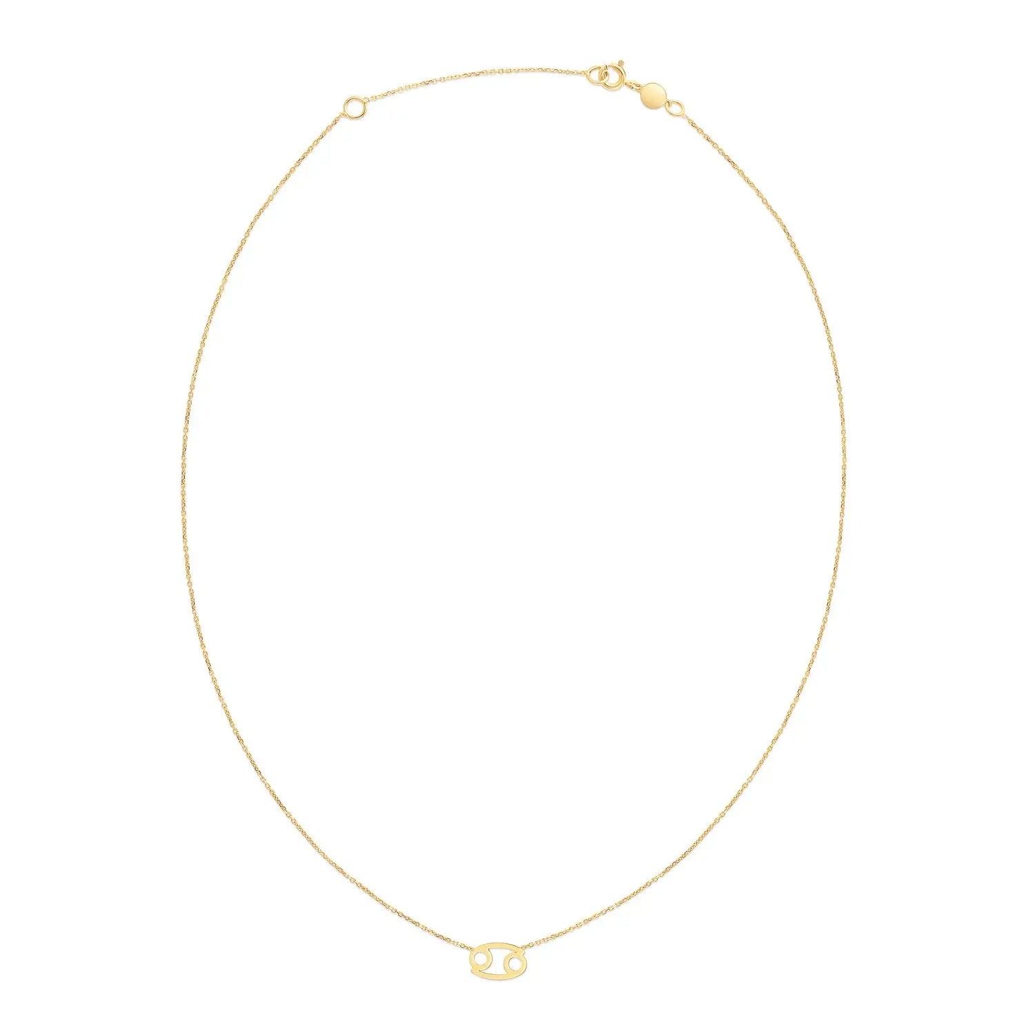 14K Yellow Gold Cancer Necklace RCJ