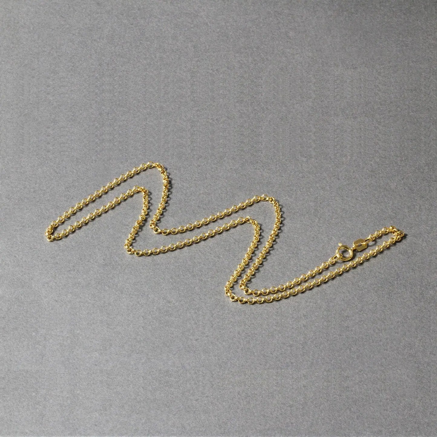 10k Yellow Gold Rolo Chain  (1.90 mm)Monde Trend