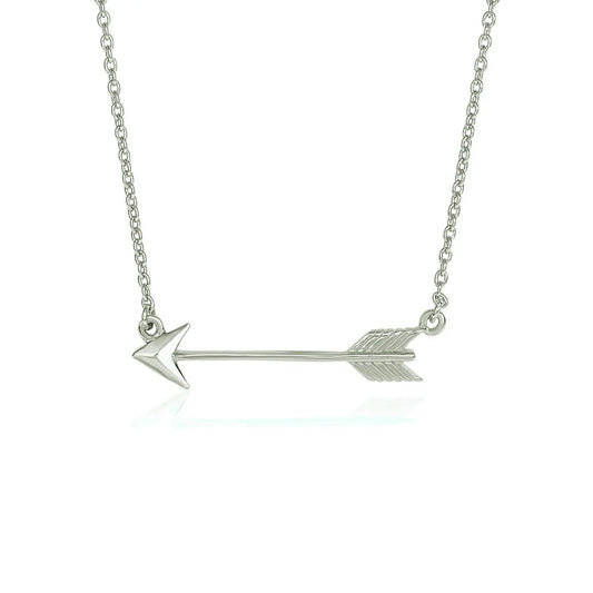 Necklace with Arrow in Sterling Silver RCJ