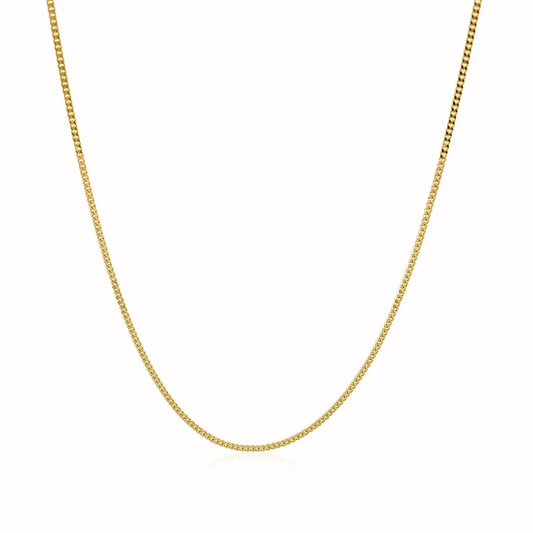 10k Yellow Gold Gourmette Chain (1.40 mm)Monde Trend