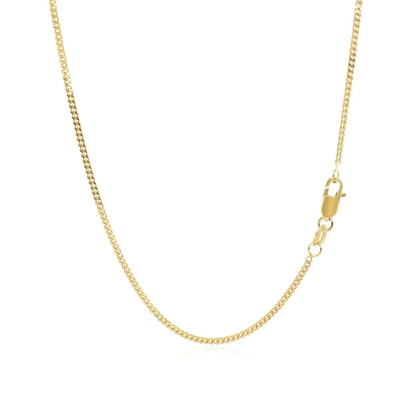 10k Yellow Gold Gourmette Chain (1.40 mm)Monde Trend