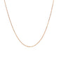 14k Pink Gold Diamond Cut Cable Link Chain (0.87 mm)Monde Trend