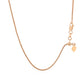 14k Rose Gold Adjustable Popcorn Chain (1.30 mm)Monde Trend