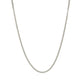 10k White Gold Gourmette Chain  (1.40 mm)Monde Trend