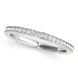 14k White Gold Simple Diamond Wedding Ring (1/4 cttw) RCJ