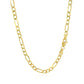 10K Yellow Gold Solid Figaro Chain (3.70 mm)Monde Trend