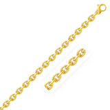 14k Yellow Gold Polished Cable Motif Bracelet (9.65 mm) RCJ