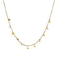 Choker Necklace with Hammered Beads in 14k Yellow Gold RCJ