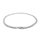 3.5mm 14k White Braided Foxtail Anklet RCJ