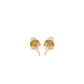 14k Yellow Gold Polished Round Stud Earrings(3mm) RCJ