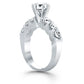 14k White Gold Shared Prong Diamond Engagement Ring RCJ