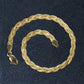 14k Yellow Gold Braided Bracelet  (3.50 mm) RCJ