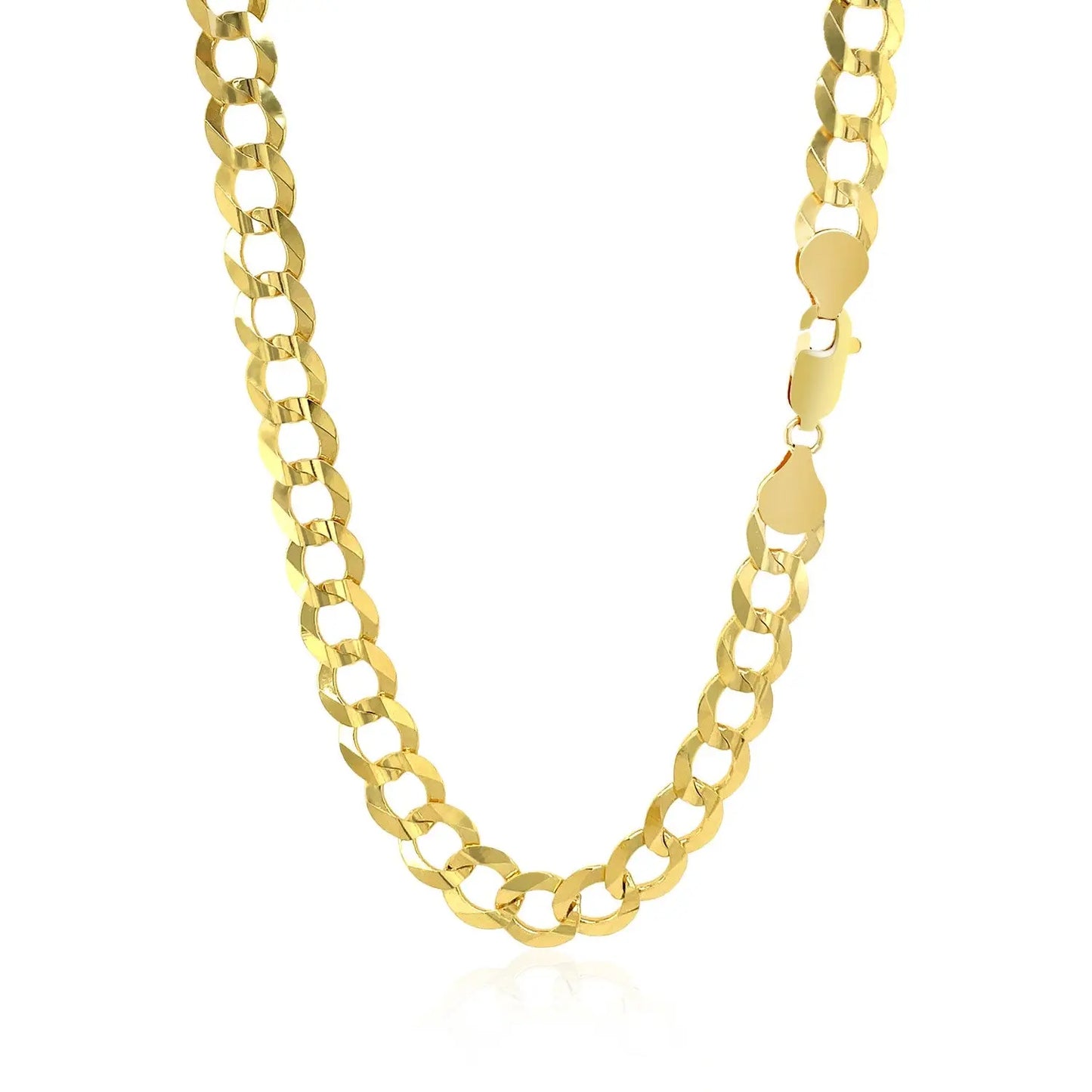 10k Yellow Gold Curb Chain (7.00 mm)Monde Trend