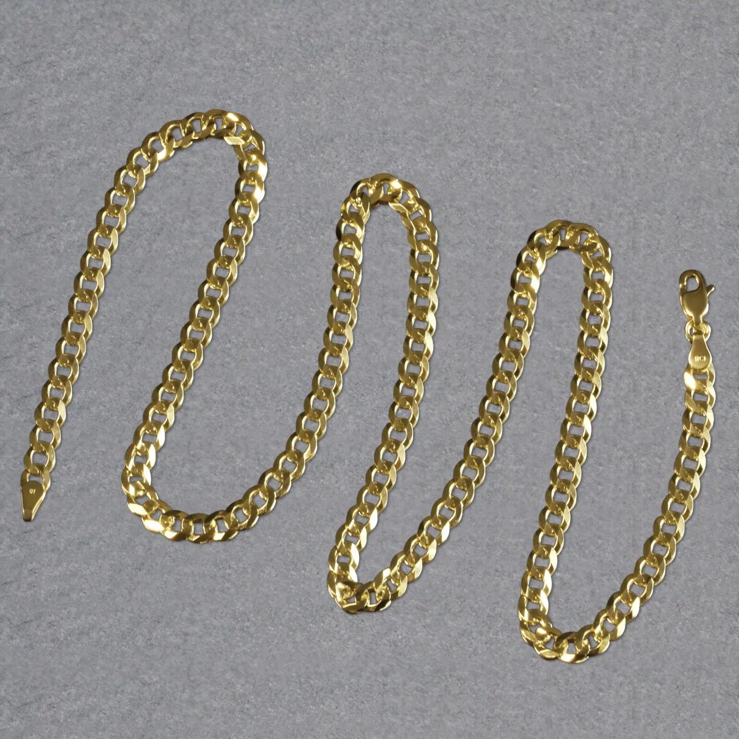 10k Yellow Gold Curb Chain (4.70 mm)Monde Trend