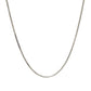 10k White Gold Gourmette Chain 1.0mm (1.00 mm)Monde Trend