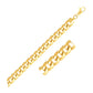 14k Yellow Gold Solid Miami Cuban Bracelet (7.20 mm) RCJ