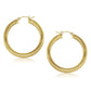 14k Yellow Gold Polished Hoop Earrings (5x40mm) RCJ