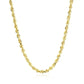 10k Yellow Gold Solid Diamond Cut Rope Chain (3.50 mm)Monde Trend