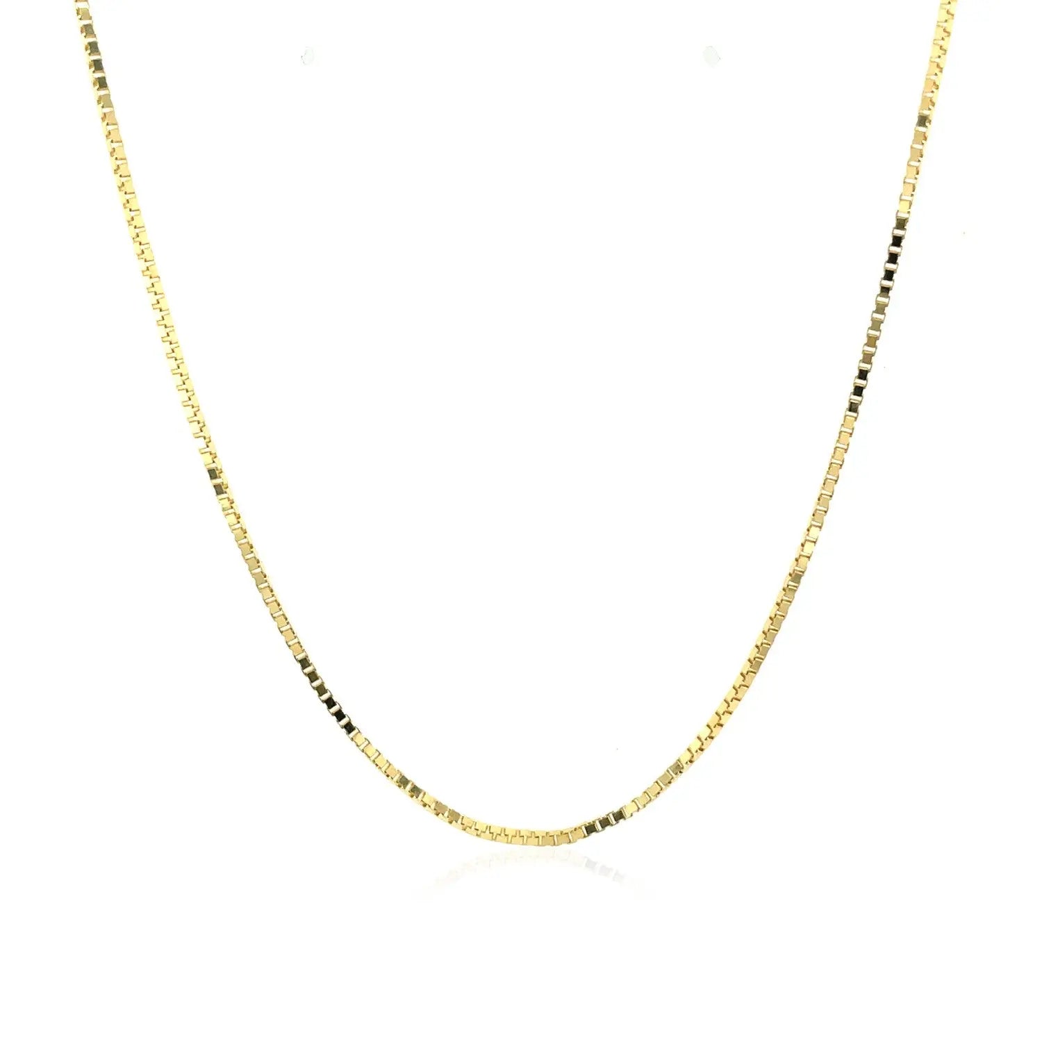 10k Yellow Gold Classic Box Chain (0.94 mm)Monde Trend