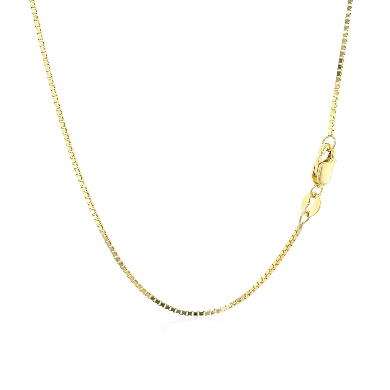 10k Yellow Gold Classic Box Chain (0.94 mm)Monde Trend