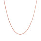 14k Rose Gold Diamond Cut Round Wheat Chain (0.60 mm)Monde Trend