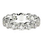 Round Cut Lab Grown Diamond Eternity Ring in 14k White Gold (6 cttw FG/VS2) RCJ