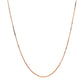 14k Rose Gold Adjustable Box Chain (0.70 mm)Monde Trend