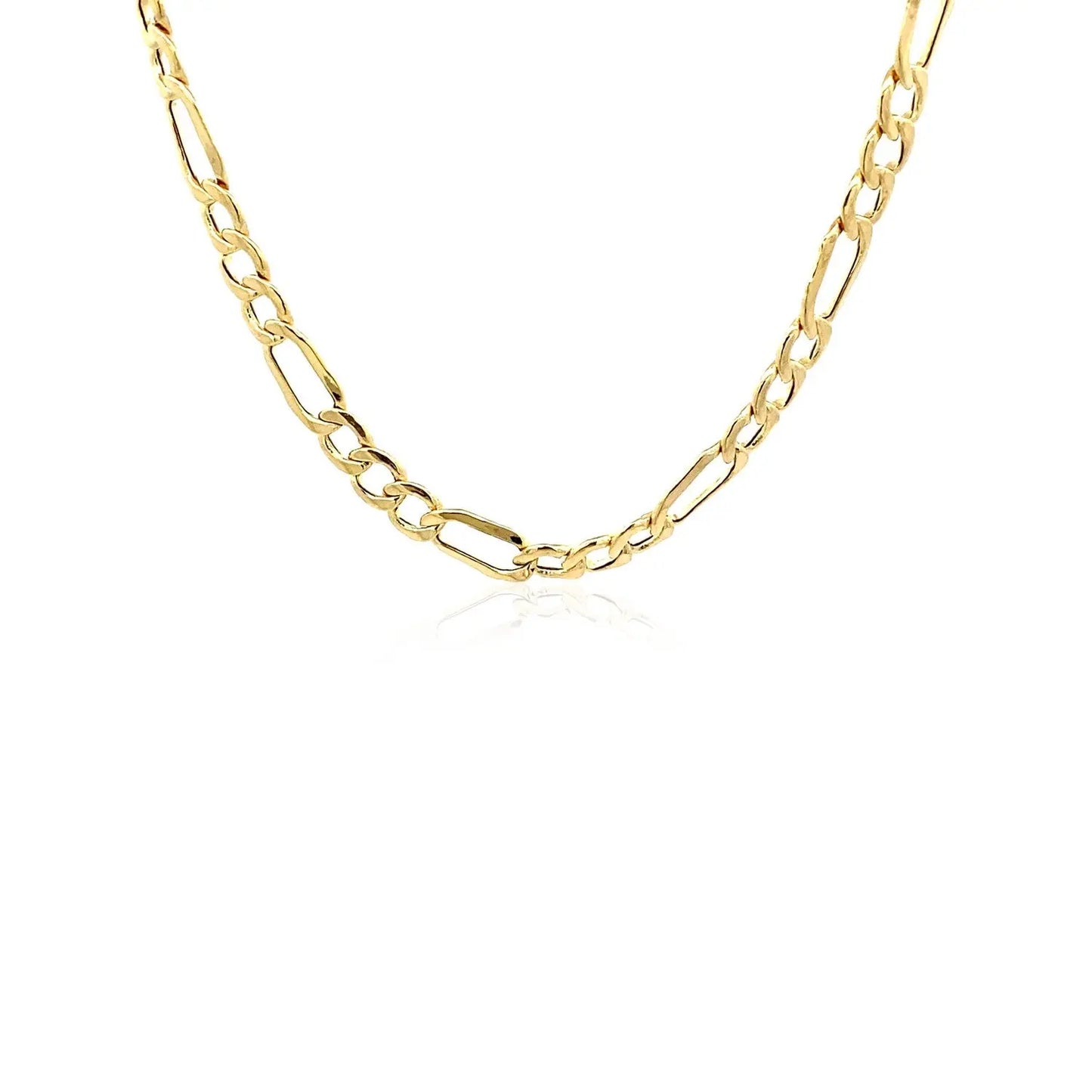 10k Yellow Gold Lite Figaro Chain (4.70 mm)Monde Trend