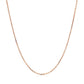 14k Rose Gold Diamond Cut Cable Link Chain (1.10 mm)Monde Trend