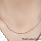 14k Rose Gold Diamond Cut Cable Link Chain (1.10 mm)Monde Trend