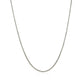 18k White Gold Classic Box Chain (0.85 mm) RCJ