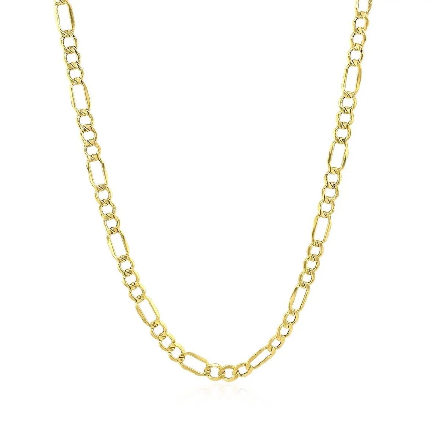 10k Yellow Gold Lite Figaro Chain (3.70 mm)Monde Trend