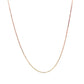 Diamond Cut Cable Link Chain in Rose Gold (0.87 mm) RCJ