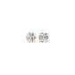 1 cttw Certified IGI Lab Grown Round Diamond Stud Earrings 14k Yellow Gold (G/VS2)Monde Trend