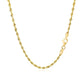 10k Yellow Gold Solid Diamond Cut Rope Chain (2.50 mm)Monde Trend