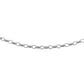 3.2mm 14k White Gold Oval Rolo Chain (3.20 mm) RCJ