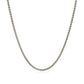 Sterling Silver Rhodium Plated Wheat Chain (1.30 mm) RCJ