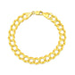 14k Yellow Gold Solid Curb Bracelet (10.00 mm) RCJ