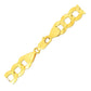 14k Yellow Gold Solid Curb Bracelet (10.00 mm) RCJ