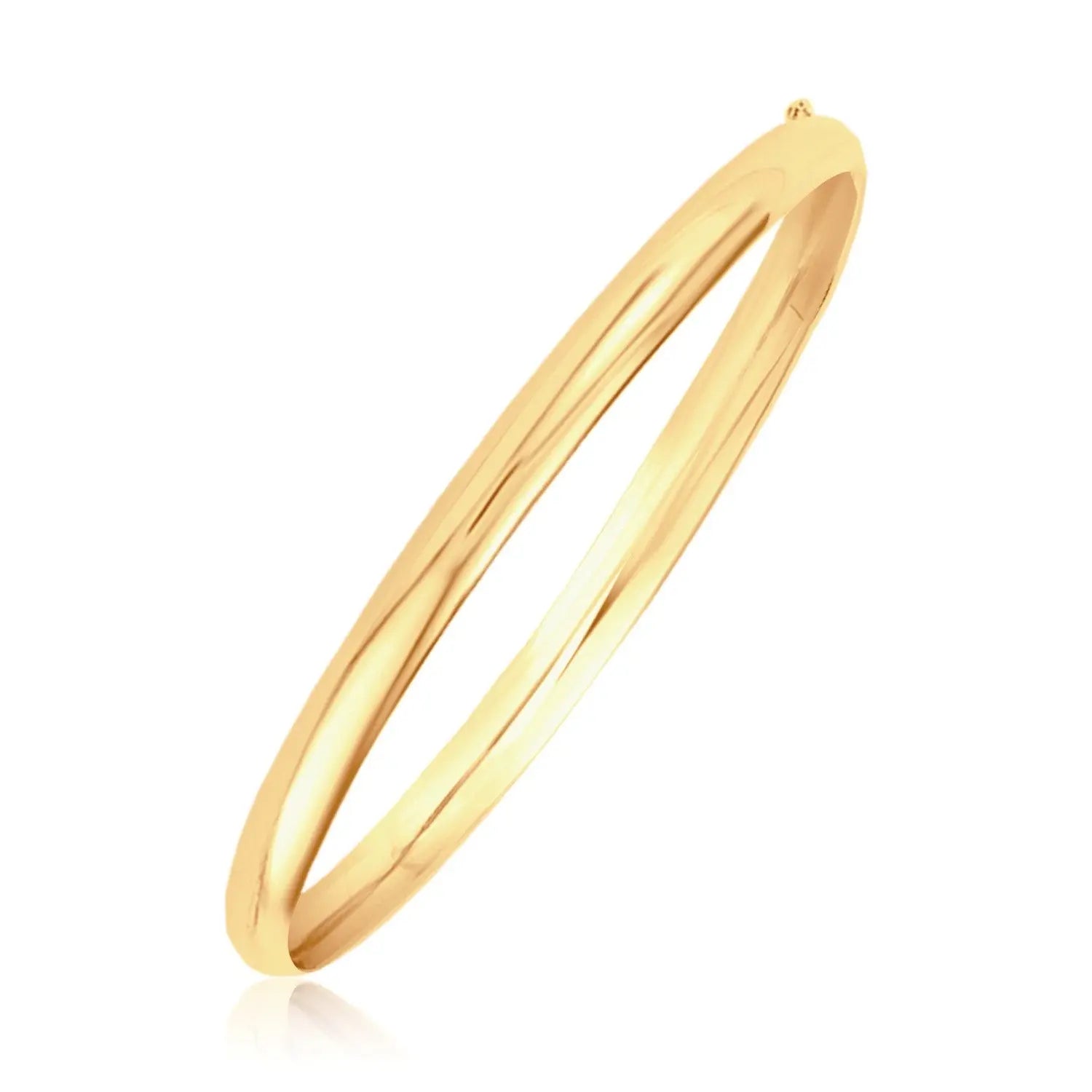 Classic Bangle in 14k Yellow Gold (5.00 mm) RCJ