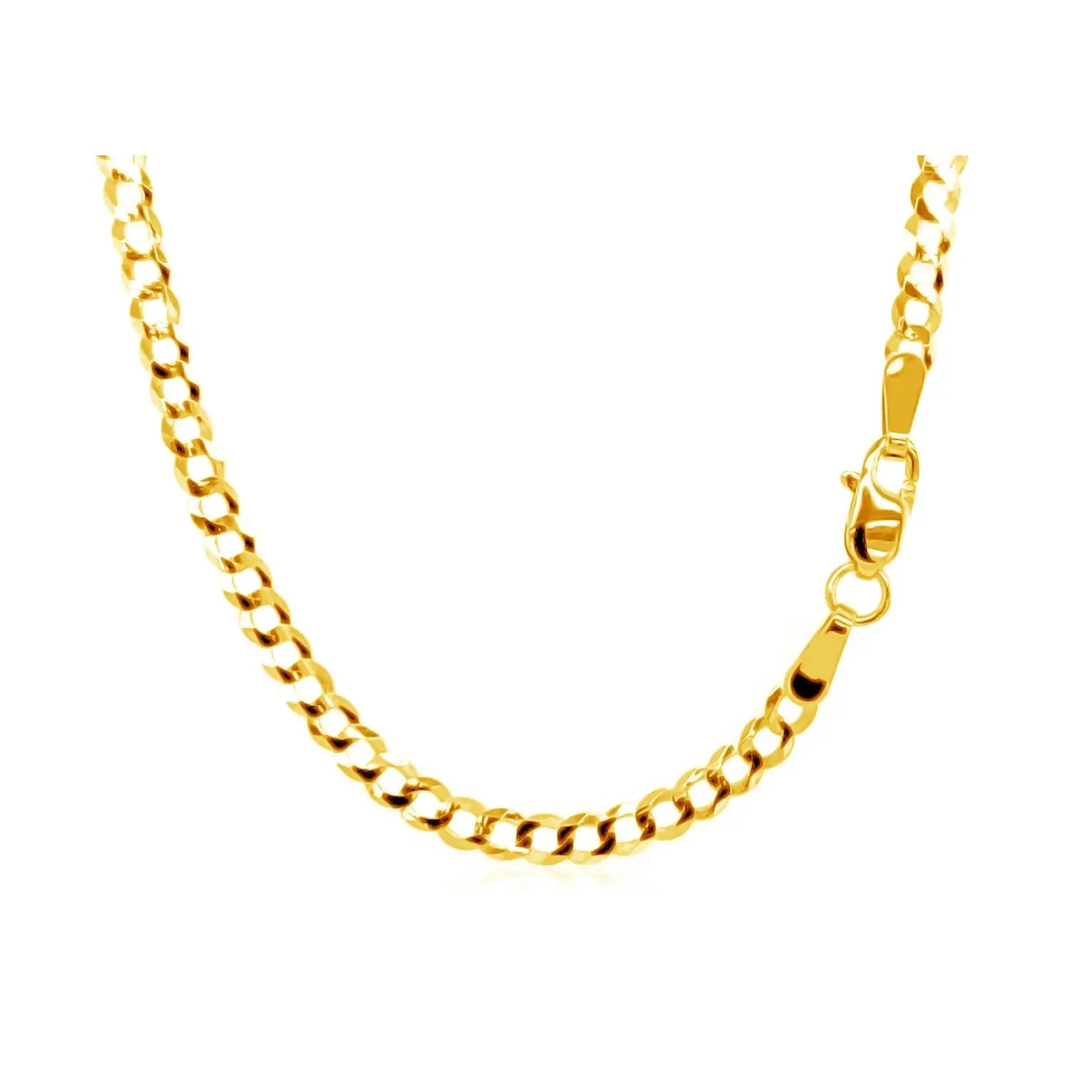 10k Yellow Gold Curb Chain (2.60 mm)Monde Trend