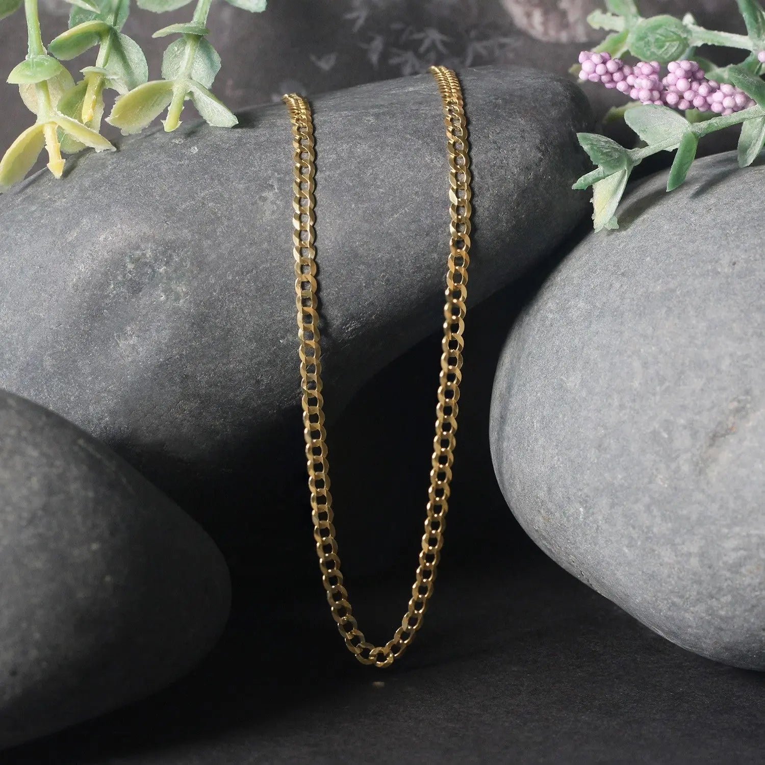 10k Yellow Gold Curb Chain (2.60 mm)Monde Trend