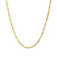 10k Yellow Gold Solid Diamond Cut Rope Chain (2.00 mm)Monde Trend